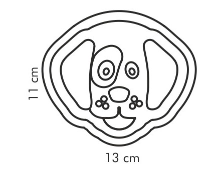 Четвертое дополнительное изображение для товара Универсальная формочка «Собачка» DELICIA KIDS, Tescoma 630943