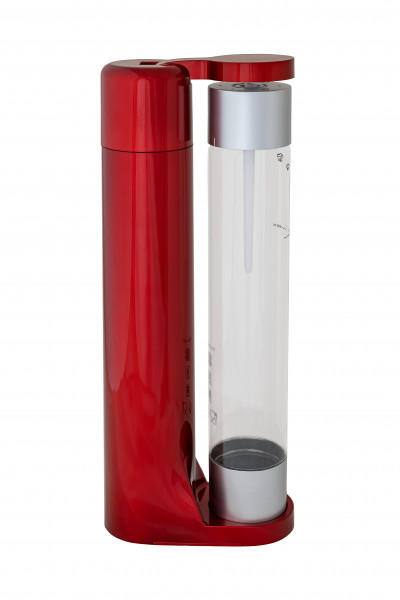 Третье дополнительное изображение для товара Сифон для газирования воды и напитков Home Bar Elixir Max 0.8л красный