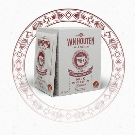 Первое дополнительное изображение для товара Растворимый шоколадный напиток (порошок) VH6 Van Houten, арт VM-72145-V86 (10 порций)