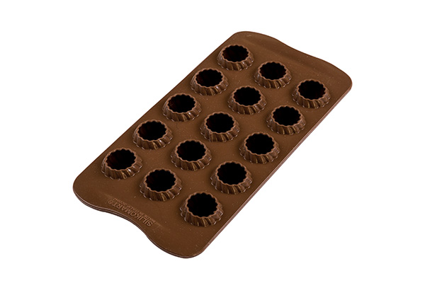 Четвертое дополнительное изображение для товара Форма для шоколадных конфет ИЗИШОК «Пламя» (EasyChoc Silikomart, Италия) SCG47