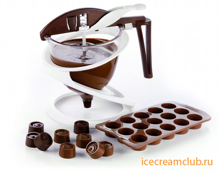 Второе дополнительное изображение для товара Профессиональный дозатор для шоколада Funnel Choc (Silikomart, Италия) ACC086