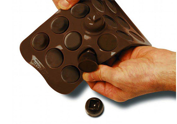 Четвертое дополнительное изображение для товара Форма для шоколада ИЗИШОК «Фантазия» (EasyChoc Silikomart, Италия) SCG19