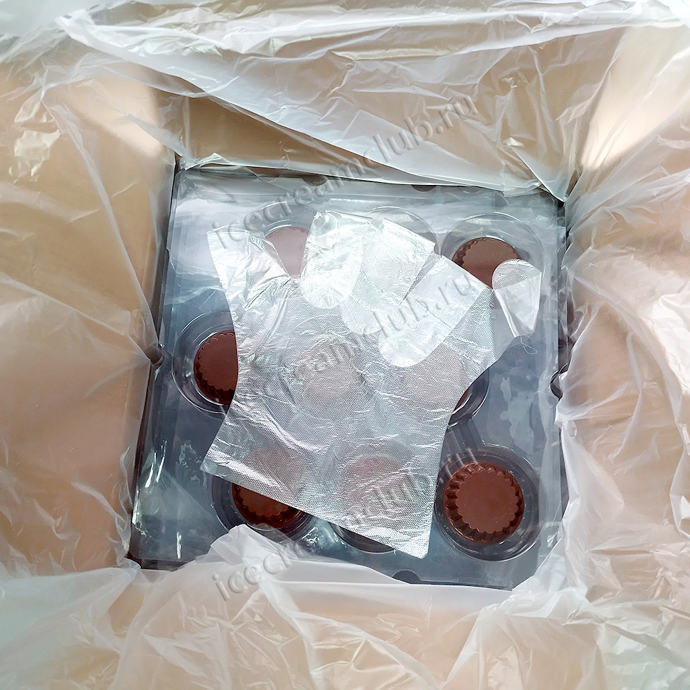 Четвертое дополнительное изображение для товара Тарталетка шоколадная 52 мм (молочный шоколад) 45 шт, Katsan K102022