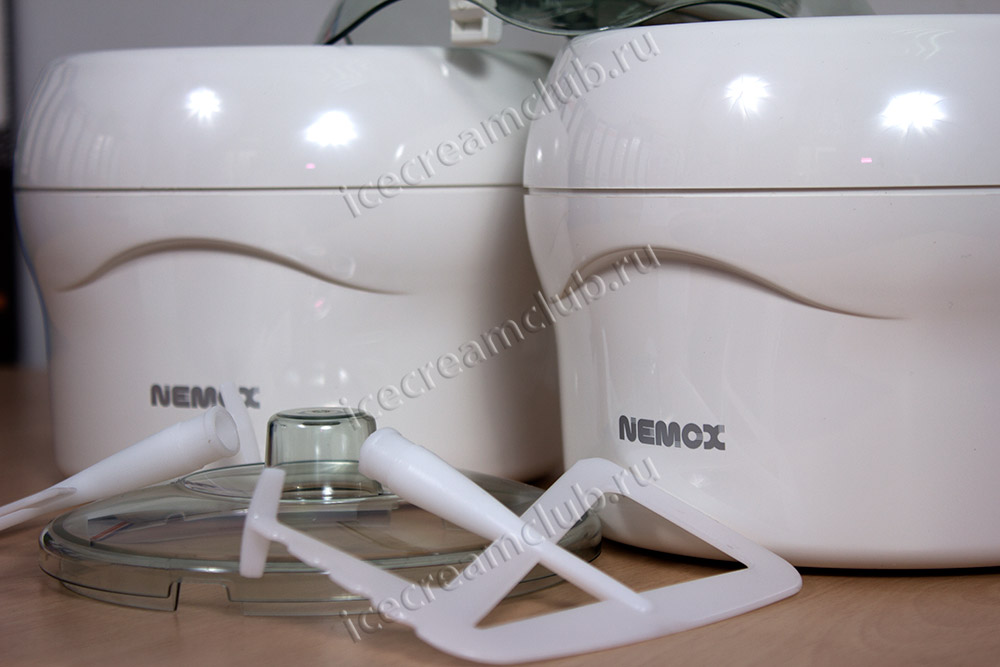 Одинадцатое дополнительное изображение для товара Мороженица Nemox Gelato Duo Lux (2 чаши X 1.1L)