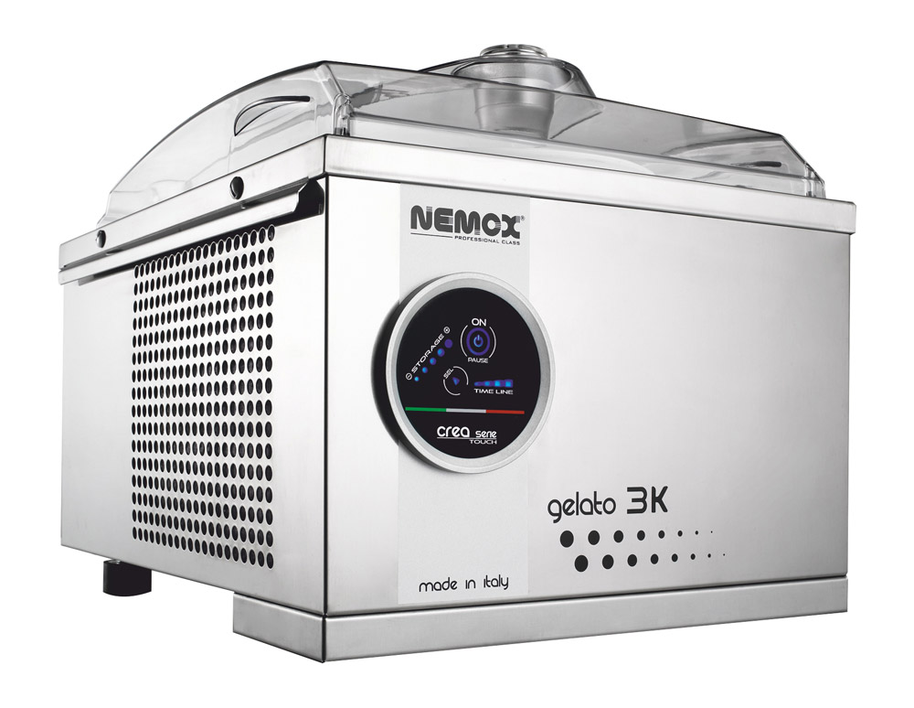Четвертое дополнительное изображение для товара Профессиональный фризер для мороженого Nemox Gelato 3K Touch (чаша 1,7л)