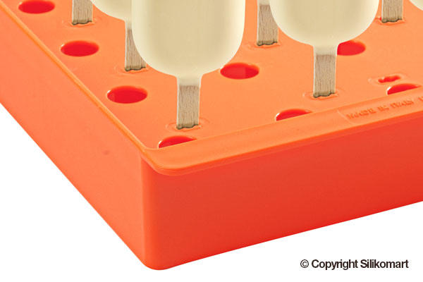 Седьмое дополнительное изображение для товара Подставка для мини-эскимо, кейк-попсов, леденцов на палочке Espogel Up Mini (Silikomart, Италия)