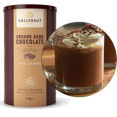 Темный шоколад 50,1% (порошок) для напитков Ground Dark Chocolate (Callebaut, Бельгия), 1 кг арт CHD-X5226P-X71 основное изображение
