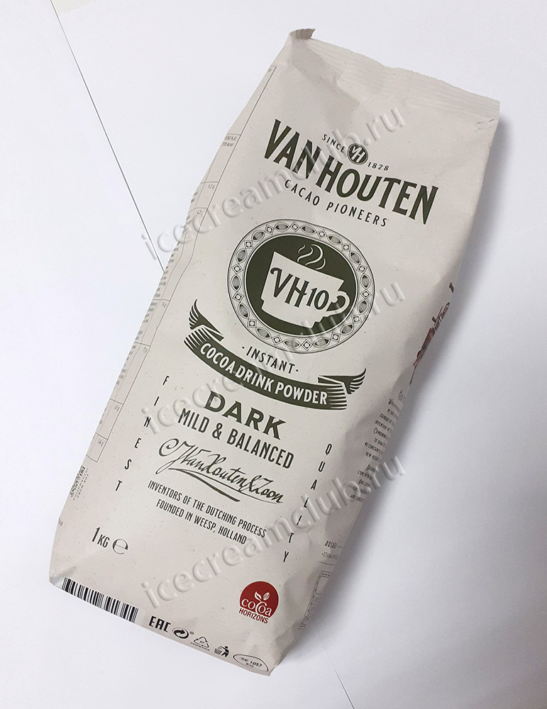 Первое дополнительное изображение для товара Смесь для горячего шоколада VH10 1 кг, Van Houten VM-75965-V17