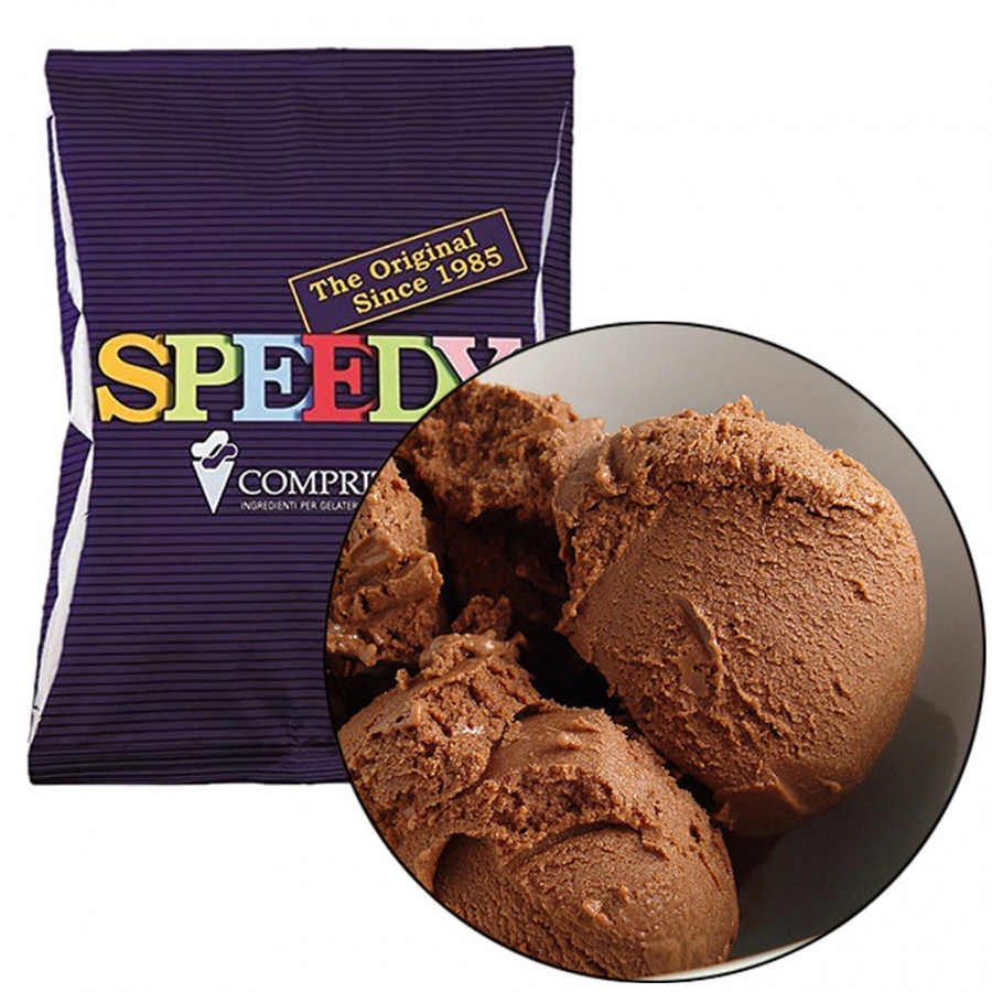 Сухая смесь для мороженого Speedy Gelato «Швейцарский молочный шоколад», пакет 1,5 кг (Comprital, Италия)