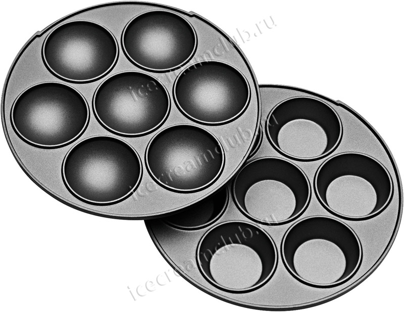 Четвертое дополнительное изображение для товара Мультимейкер Clatronic DMC 3533 для приготовления десертов 3 в 1 (пончики, кексы, кейк-попсы)