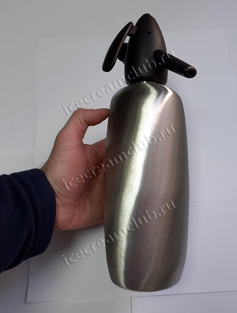 Девятое дополнительное изображение для товара Сифон для газирования воды LISS 3421 (стальной, 1 литр)