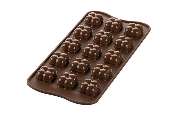 Второе дополнительное изображение для товара Форма для конфет ИЗИШОК «3D Шоколадная игра» (EasyChoc Silikomart, Италия) SCG51