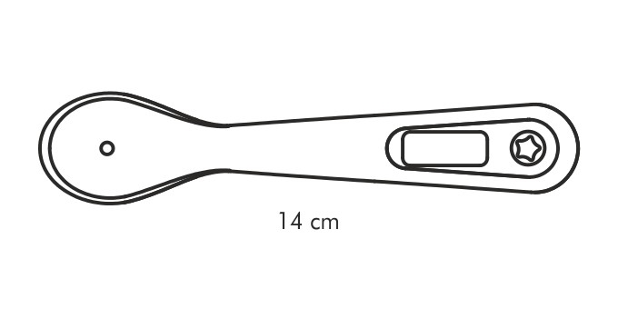 Третье дополнительное изображение для товара Кухонный термометр для детских продуктов Bambini Tescoma 668260