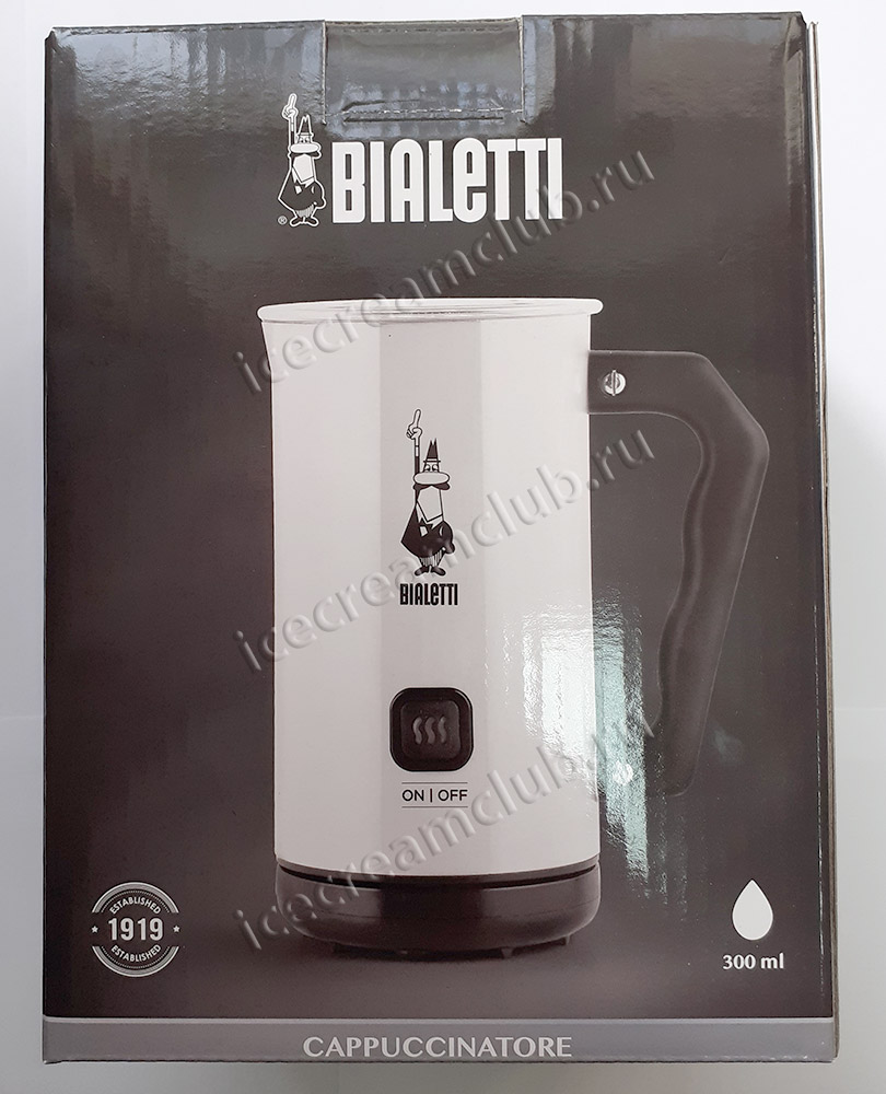 Девятое дополнительное изображение для товара Капучинатор (вспениватель молока) Bialetti MKF 02 (белый)