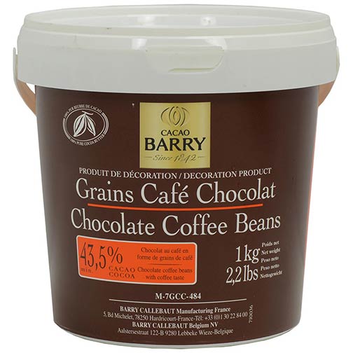 Четвертое дополнительное изображение для товара Шоколадные зерна со вкусом кофе, 47.6% (Cacao Barry, Франция), M-7GCC-484