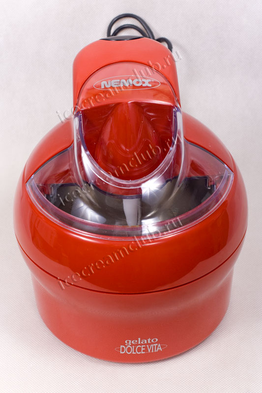 Девятое дополнительное изображение для товара Мороженица Nemox Dolce Vita 1,1L Rosso