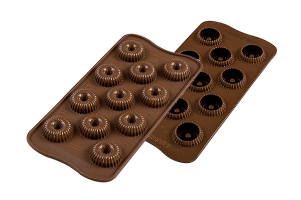 Четвертое дополнительное изображение для товара Форма для шоколадных конфет ИЗИШОК «Корона» (EasyChoc Silikomart, Италия) SCG49