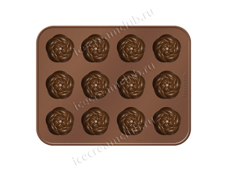 Первое дополнительное изображение для товара Формочки для шоколада Tescoma «Розочки» 629360