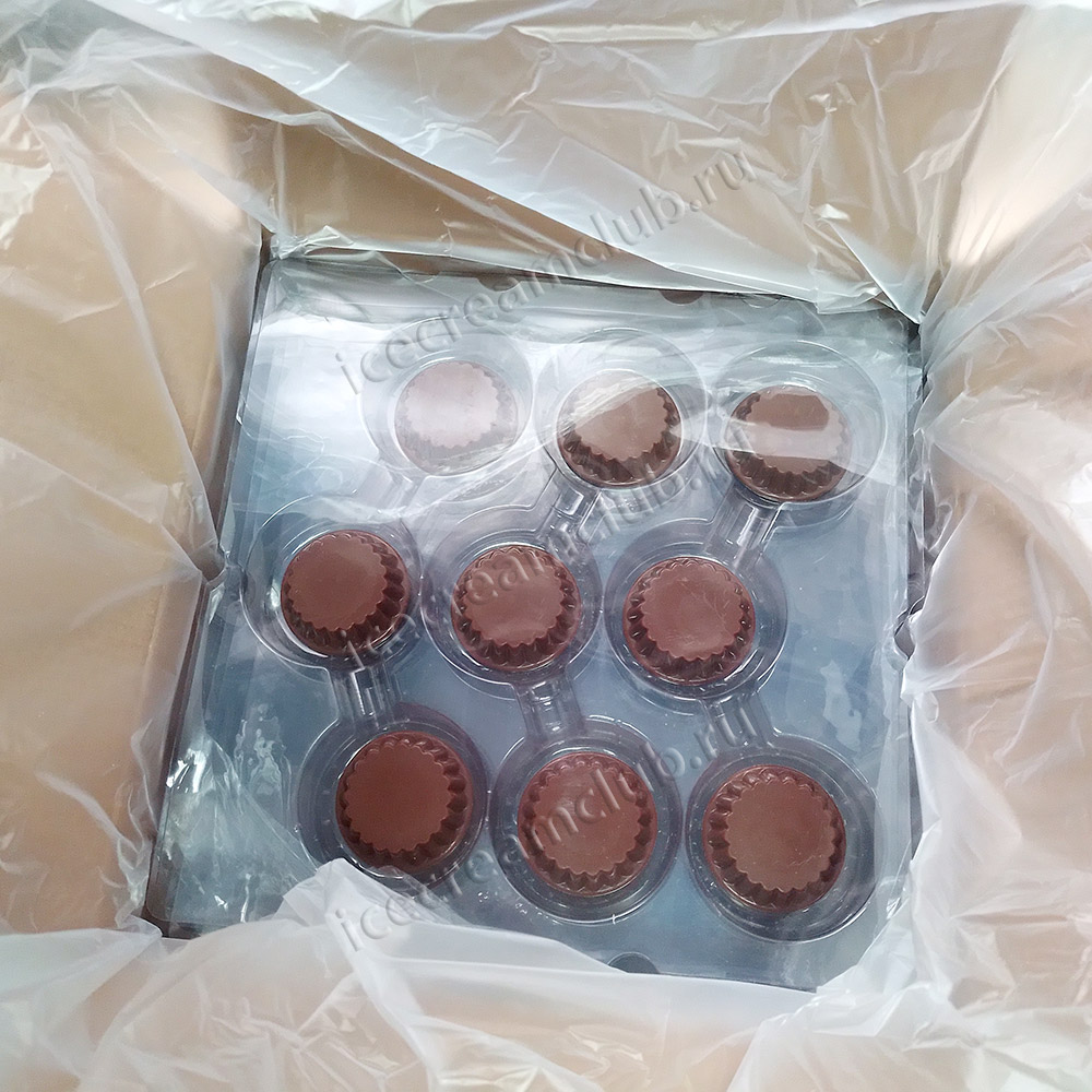 Пятое дополнительное изображение для товара Тарталетка шоколадная 52 мм (молочный шоколад) 45 шт, Katsan K102022
