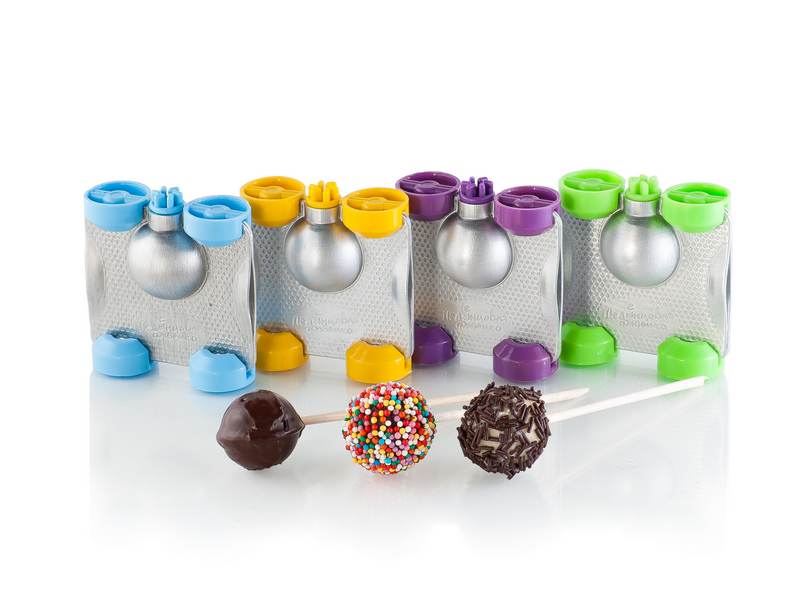 Третье дополнительное изображение для товара Комплект форм для конфет "Чупа Чупс" (3 формы, 30 палочек)