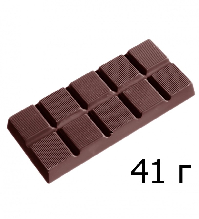 Поликарбонатная форма для шоколада в плитках CW 1366 (Chocolate World, Бельгия)