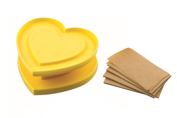 Девятое дополнительное изображение для товара Набор форм "Печенье с предсказанием – сердце" For You (Silikomart, Италия)