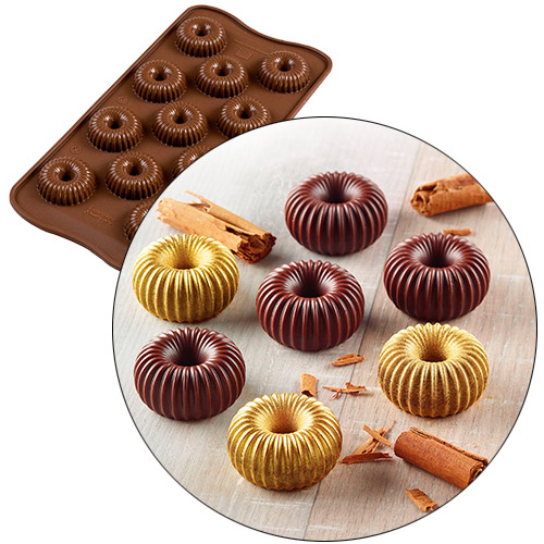 Форма для шоколадных конфет ИЗИШОК «Корона» (EasyChoc Silikomart, Италия) SCG49