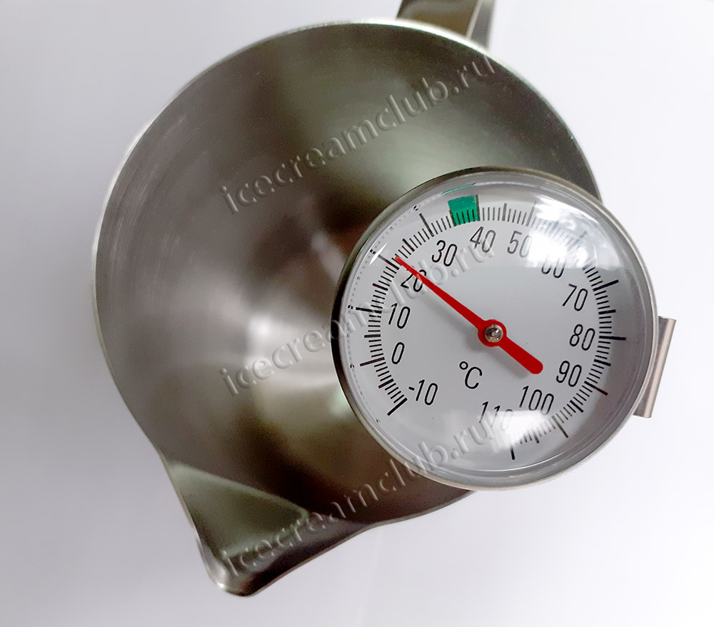 Третье дополнительное изображение для товара Термометр для молока Doppio, щуп 15 см