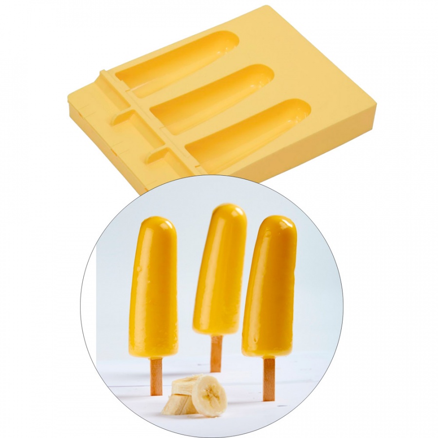Форма для мороженого на палочке «Ипанема» PL05 (Pavoni, Италия)