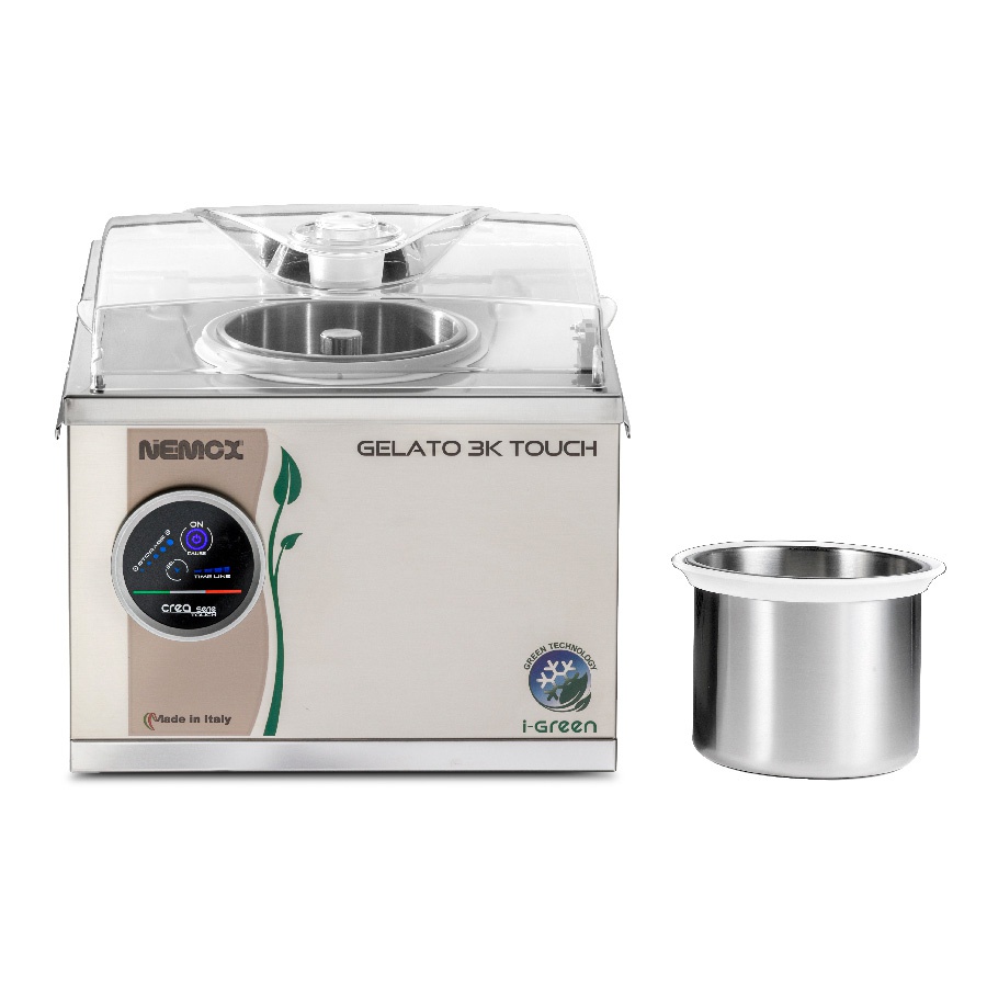 Третье дополнительное изображение для товара Профессиональный фризер для мороженого Nemox Gelato 3K Touch i-Green (чаша 1,7л)