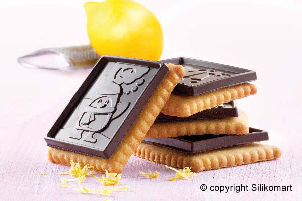 Второе дополнительное изображение для товара Набор для печенья с начинкой Cookie Choc "Новый Год" (Silikomart, Италия)