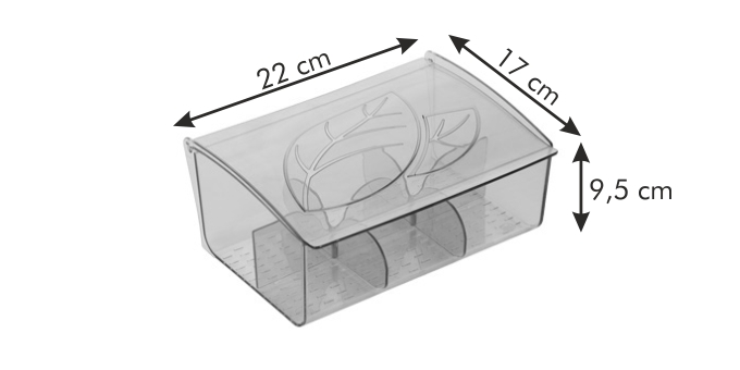 Четвертое дополнительное изображение для товара Коробка/подставка для чайных пакетиков myDrink Tescoma 308888